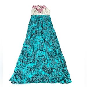 Flying Tomato Sz m Halter Maxi Dress Sundress